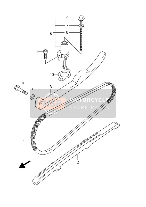 1281120H00, Spanner. Steuerkette, Suzuki, 0